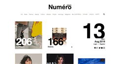 Desktop Screenshot of numero.jp